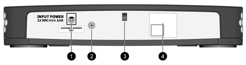 Firewall Palo Alto PAN-PA-505 – Thiết bị tường lửa Mặt sau Firewall Palo Alto PAN-PA-505